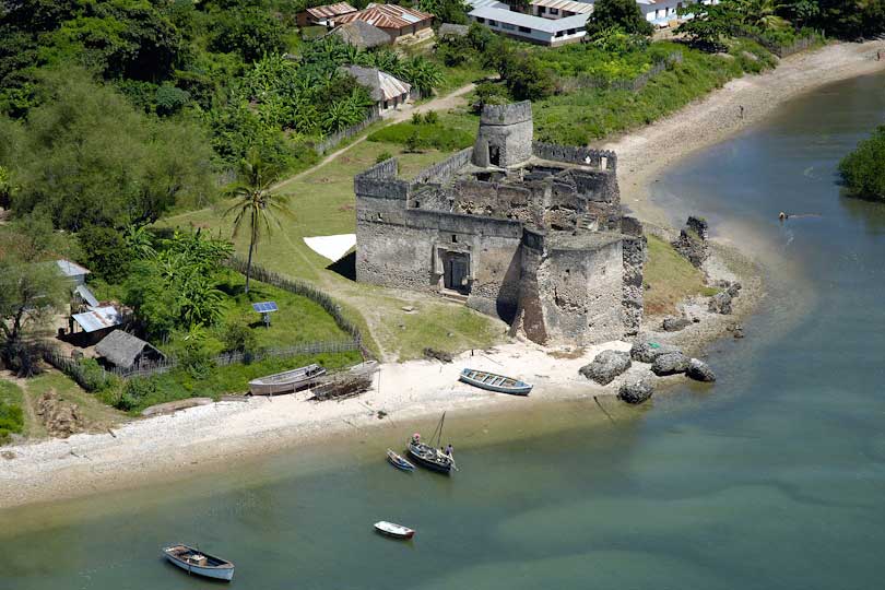 Historic fort on Kilwa Kisiwani Tanzania - &lt;p&gt;Kilwa was a huge trade center between AD 1100-1853