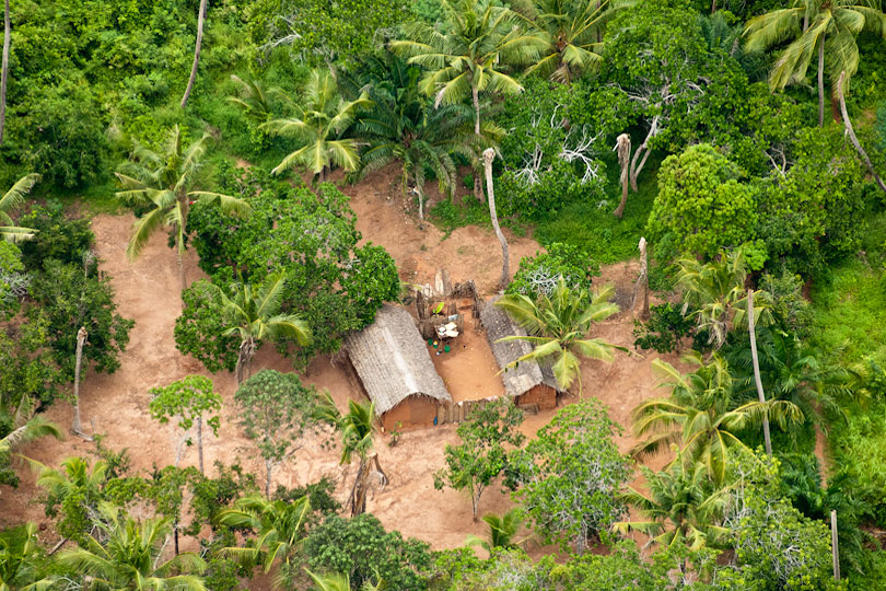 Subsistence farmer's house in a plantation, aerial view,&lt;p&gt; Dar es Salaam, Tanzania