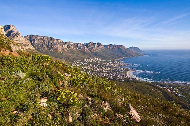 Camps Bay and Twelve Apostles,  Cape Town, South Afric