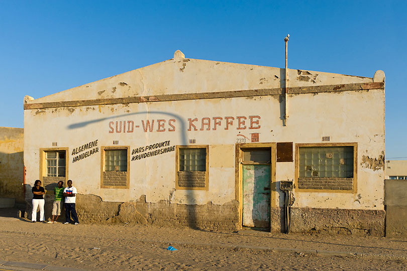 Historical building in Luederitz, Namibia
